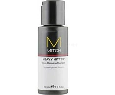 „Mitch by Paul Mitchell“ plaukų priežiūros priemonė „Heavy Hitter“ be parabenų, giliai valomoji plaukų kaukė, 50 ml