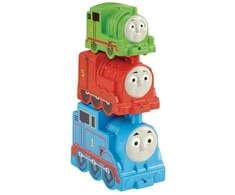 My First Thomas The Train 12+ Months Set Fisher Price: Thomas - Friends, Train, No. 1, Mėlyna + Thomas - Friends, Train, No. 5, Re