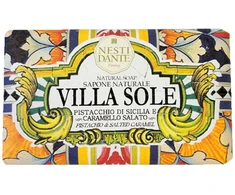 „Nesti Dante Villa Sole“ valomasis ir drėkinamasis sicilietiško pistacijų ir sūdytos karamelės kvapo muilo plytelė, 250 g