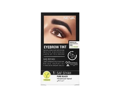 Neva, Eyebrow Tint, Vegan, Permanent Hair Dye, Pure Juodas, 30 ml