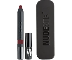 „Nudestix Intense Matte“ lūpų pieštukas ir skruostų skaistalai 2 viename „Raven“ 2,5 g