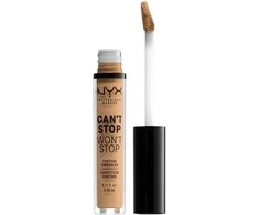 Nyx, Can't Stop Won't Stop, Cruelty-Free, Full Coverage, Liquid Maskuoklis, Soft rusvai gelsvas, No, 3.5 ml
