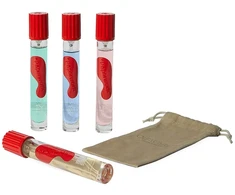 Off White Beveik baltas Off-Baltas rinkinys: tirpalas Nr. 1 Unisex parfumuotas vanduo, 15 ml + tirpalas Nr. 2 EDP Unisex, 15 ml + tirpalas Nr. 3 EDP Unisex, 15 ml + tirpalas Nr. 4 EDP Unisex, 15 ml