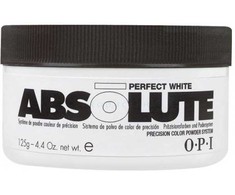 Opi Absolute Acrylic Nail Powder Nail Powder Perfect Baltas, 125 g