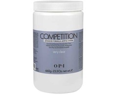 „Opi Competition“ akriliniai nagų milteliai labai skaidrūs, 660 g