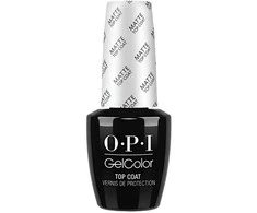 Opi Gel Color Top Coat Semi-Permanent Nagų lakas GC 031 Matte, 15 ml