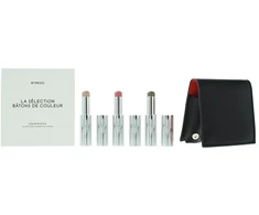 Oranžinis Byredo rinkinys: Colour Stick daugiafunkcis akių šešėlių pieštukas 509 Solar Flare 3,5 g + Colour Stick daugiafunkcis akių šešėlių pieštukas 509 Kumato Face 3,5 g + Colour Stick daugiafunkcis akių šešėlių pieštukas 509 Flower Play 3,5 g + Byredo GWP odinė rankinė
