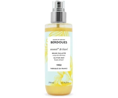 Blizgantis kvapas „Parfums Berdoues Monoi &amp; Tiare“ plaukams ir kūnui „Vanduo“, 200 ml