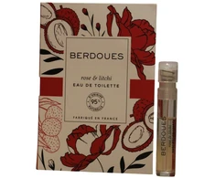 Parfums Berdoues, Rose &amp; Litchi, Eau De Toilette, For Women, 1.2 ml *Vial