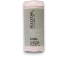 Paul Mitchell Clean Beauty Hydrate veganiškų plaukų šampūnas „Balances Moisture“, 50 ml