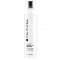 Stiprios fiksacijos neaerozolinis lakas Paul Mitchell Freeze and Shine Super Purškiklis 250 ml.
