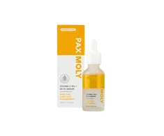 PaxMoly Effective Dark Spot Management 15% Vitamina C + 5% B5 Brightening &amp; Hydrating Day &amp; Night Serum For Face, 30 ml