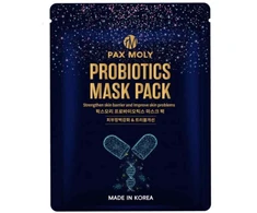 PaxMoly, Probiotics, Hydrating &amp; maitininantis, Sheet Mask, Face, Day &amp; Night, 25 ml