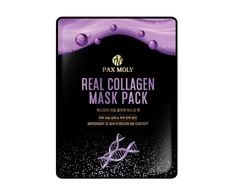 PaxMoly, Real Collagen, Hydration &amp; Elasticity, Sheet Mask, For Face, 25 ml