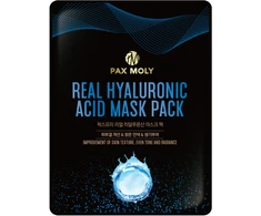 PaxMoly, Real Hyaluronic Acid, Even Tone &amp; Brighten, Sheet Mask, For Face, 25 ml