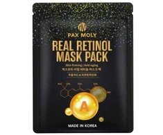 PaxMoly, Real Retinol, Anti-Aging, Sheet Mask, Face, Day &amp; Night, 25 ml