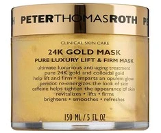 Peter Thomas Roth 24 karatų aukso gryno pakėlimo ir stangrinimo kreminė veido kaukė, 150 ml