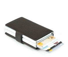 Piquadro, Dafne, Leather Wallet, Cardholder, Brown, For Men