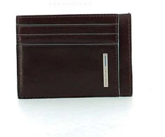 Piquadro, Mėlyna Square, Leather Card Holder, PP2762B2R, Mogano, Unisex