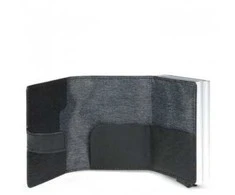 Piquadro, Piquadro, Odinis kortelių dėklas, Kreditinių kortelių dėklas, Juodas, Unisex