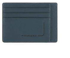 Piquadro, Piquadro, Leather Card Holder, RFID Anti-Fraud Protection, For Men
