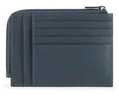 Piquadro, Piquadro, Leather Wallet, Coin Holder, 42023100, Pilkas, For Men