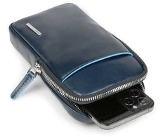 Piquadro, Piquadro, Leather Wallet, Phone Holder, 42023100, Juodas, For Men