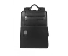 Piquadro, Tasche, Leather, Leather Backpack, Juodas, For Men