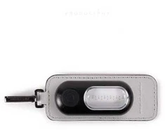 Piquadro, Wearable, Leather Keyring, AC562ORS/GR, Pilkas