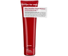 „Recipe For Men Ultra Sensitive Facial“ Valiklis, bekvapis švelnus valomasis veido gelis, 100 ml