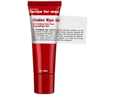 Recipe For Men Under Eye Gel 100% vegan Minimizes puffiness Morning and evening Eye Gel, 25 ml