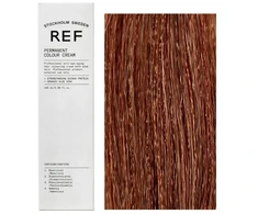 Ref Stockholm REF Permanent Colour Vegan Permanent Hair Dye 7.43 Golden Copper Skirtas šviesiems plaukams, 100 ml
