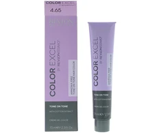 Revlon Color Excel pusiau permanentiniai plaukų dažai 4.65 Vidutinė Raudona Mahogany Brown, 70 ml