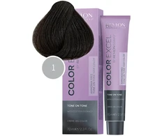 Revlon Color Excel plaukų dažymo gelis blizgiai 1 juodas, 70 ml