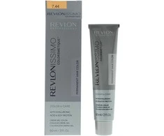 Revlon Revlonissimo Colorsmetique Permanent Hair Dye 7.44 Medium Intensive Copper Skirtas šviesiems plaukams, 60 ml