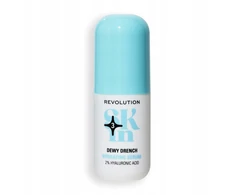 „Revolution Skincare Dewy Drench“ drėkinamasis veido serumas su hialurono rūgštimi (2 %), 30 ml
