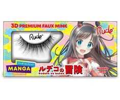 Rude Cosmetics, Chibi Manga Faux Mink - Rudeko, False Blakstienos