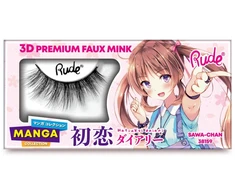 Rude Cosmetics, Chibi Manga Faux Mink - Sawa-Chan, False Blakstienos