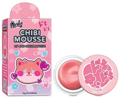 Rude Cosmetics, Chibi Mousse, Lip &amp; Cheek Balm 2-In-1, Flutter, 4 g