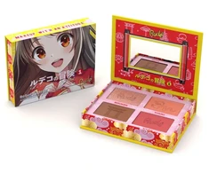 Rude Cosmetics, Rebel Rudeko, Multi-use, Face Palette, 4 Shades