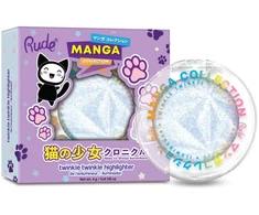 Rude Cosmetics, Twinkle Twinkle, Illuminating, Highlighter Palette, Neko-Chan's Paws, 4 g