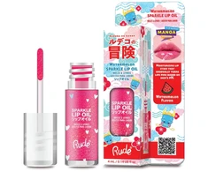 Rude Cosmetics Watermelon Sparkle Lip Oil, 4 ml