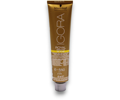 Schwarzkopf Professional Igora Royal Permanent Hair Dye plaukų dažai, atspalvis: 6-580 Golden Raudona Chestnut, 60 ml