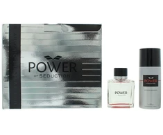 Rinkinys Antonio Banderas: Power of Seduction tualetinis vanduo vyrams, 100 ml + Power of Seduction 24 val. apsaugos dezodorantas, purškiklis vyrams, 150 ml