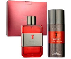 Set Antonio Banderas: The Secret Temptation Eau De Toilette For Men, 100 ml + The Secret Temptation Dezodorantas Purškiklis For Men, 150 ml