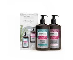 Set Arganicare: Collagen, Hair Šampūnas, Revitalizing, 400 ml + Collagen, Hair Conditioner, Strengthening &amp; Repairing, 400 ml