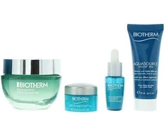 Rinkinys „Biotherm“: „Aquasource Night Spa Hydrating Night Balm For Face“, 20 ml + „Aquasource Hyalu Hyaluronic Acid Hydrating Plumping Day Gel For Face“, 50 ml + „Life Plankton Anti-Ageing Morning &amp; Evening Paakių kremas“, 5 ml + „Life Plankton Eliksyras Regenerating Day &amp; N“