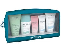 Set Biotherm: Biotherm Hydrating Body Milk, 50 ml + Biosource Eliminates Impurities Cleansing Foam, 50 ml + Deo Pure Soothing Dezodorantas Roll-On For Women, 50 ml + Biomains Hydrating Hand Kreminis Jasmine, 20 ml + Aquasource Cica Nutri Soothing Kreminis For Face