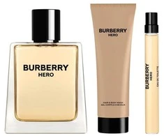 Set Burberry: Hero Eau De Toilette For Men, 100 ml + Hero Eau De Toilette For Men, 10 ml + Hero Dušo želė For All Skin Types, 75 ml