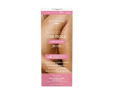 Set Byphasse Cold Wax Hair Removal Wax Strips For Legs, 24 vnt.
